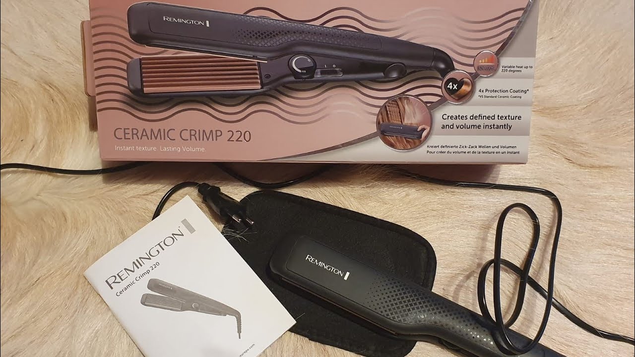 Unbox Remington Ceramic Crimp 220