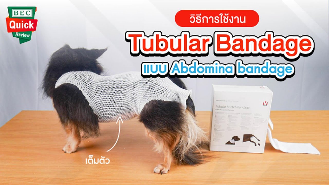 #BECQuickReview  วิธีการใช้ Tubular Bandage แบบ Abdomina bandage