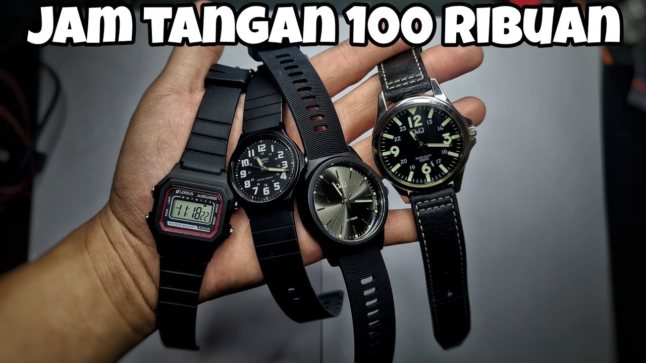 4 JAM TANGAN 100 RIBUAN TERBAIK ! Rekomendasi Jam Tangan Murah Berkualitas.