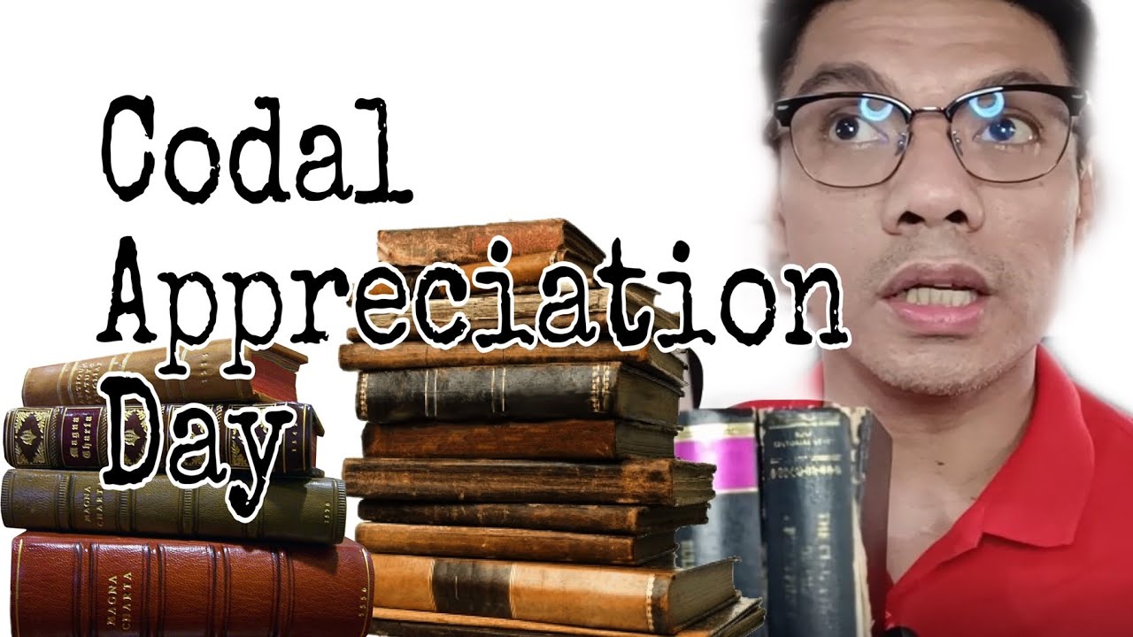 Codal Appreciation Day. The books I cannot live without.