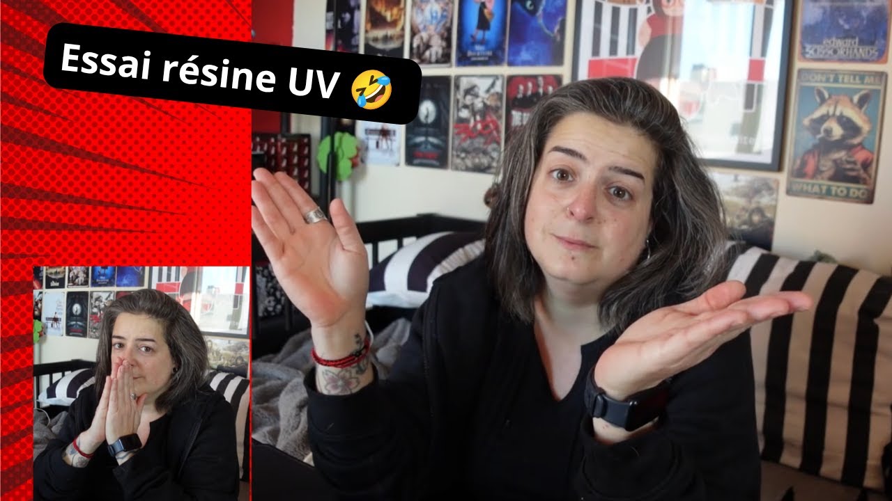 La cata : Essai résine UV ! Repas de 31/12 :  Echec total !