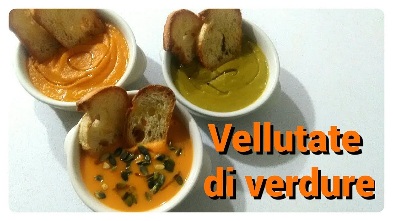 Vellutate di verdure 3 idee