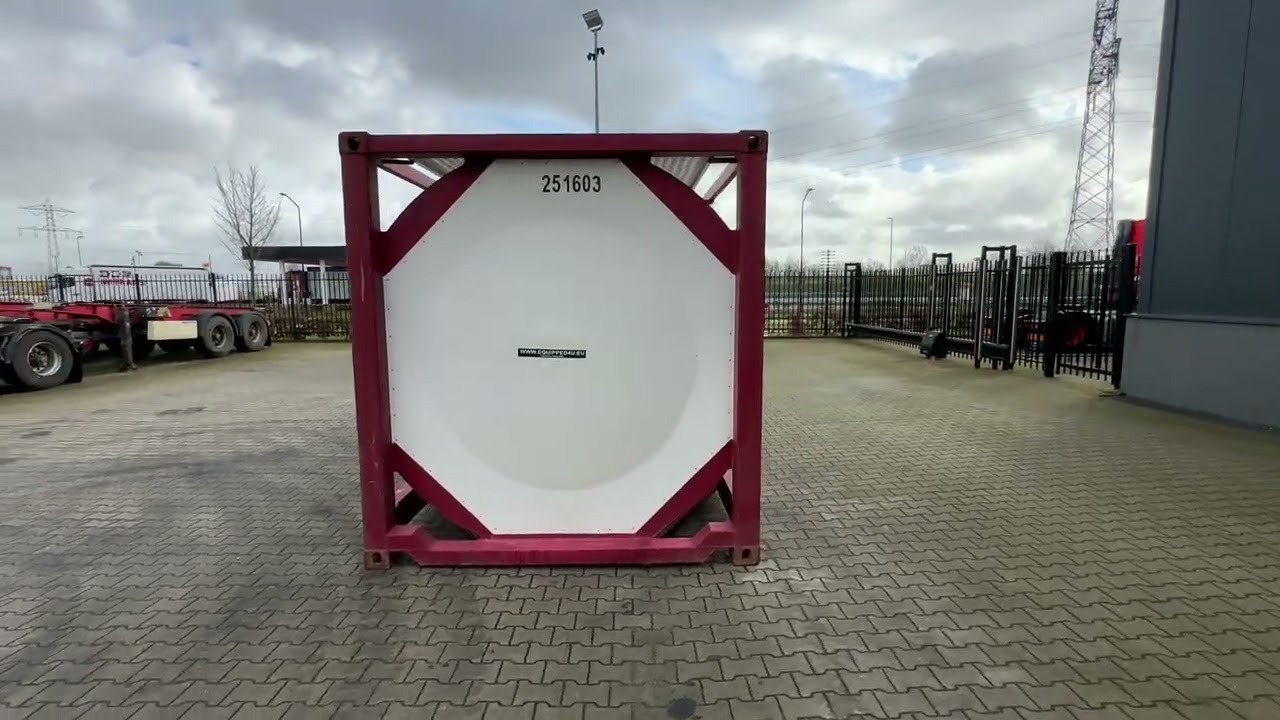 FOR SALE 2017 CIMC 20FT ISO TANKCONTAINER 25.010l (251603)