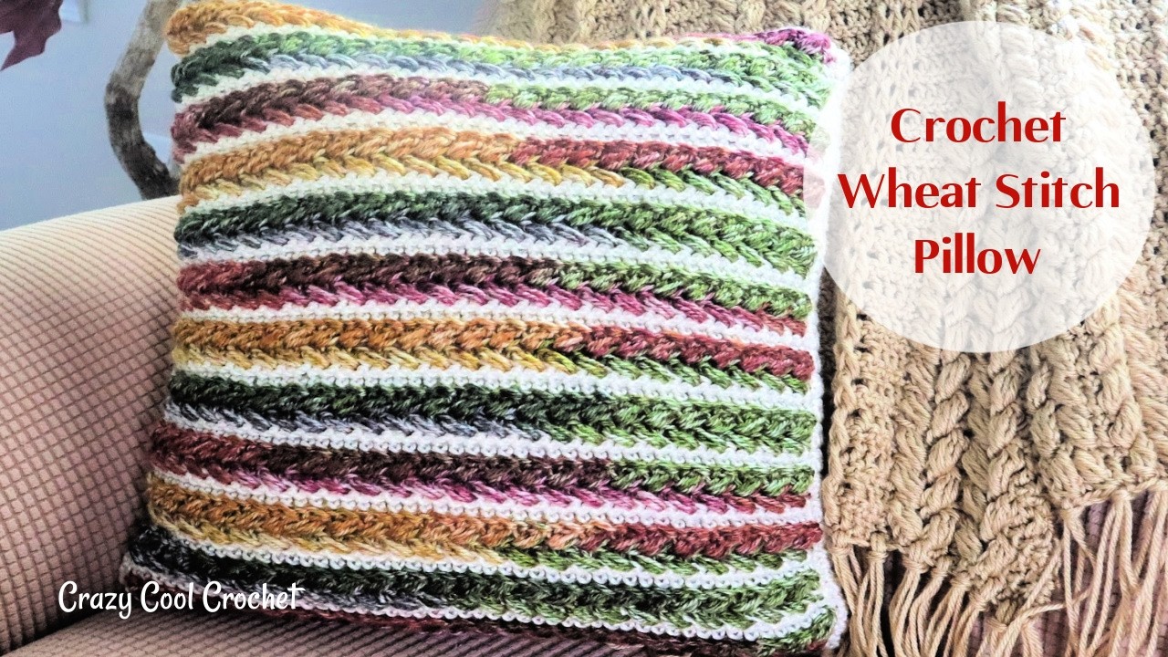 Popular WHEAT STITCH Pillow Cover