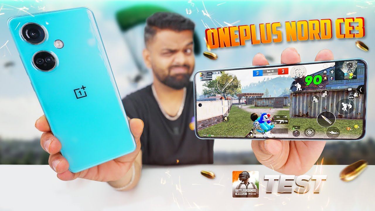 OnePlus Nord CE3 - PUBG Test with FPS! 🔥 Heating & Battery Drain 🤐