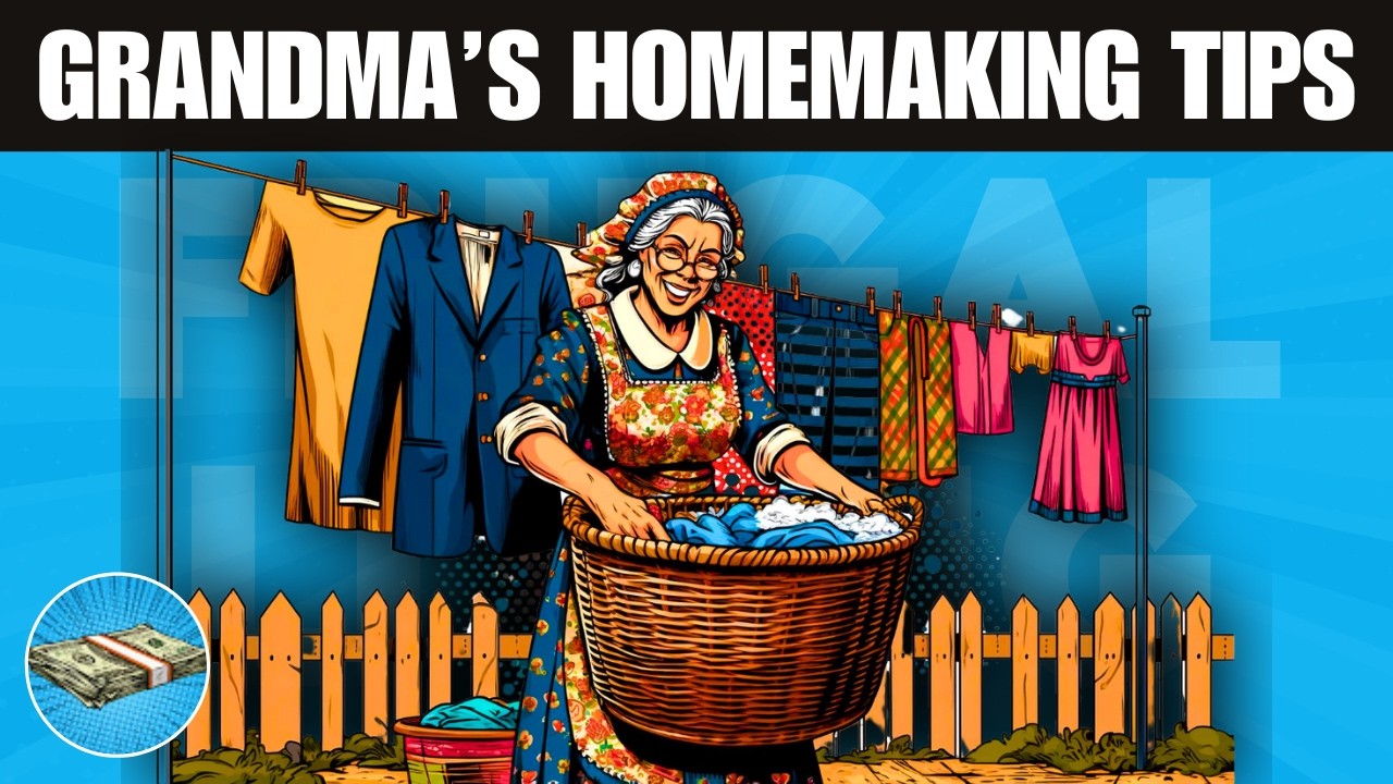 Grandma's 15 TIPS to be a GOOD Homemaker (even when you're NOT GOOD at it!)