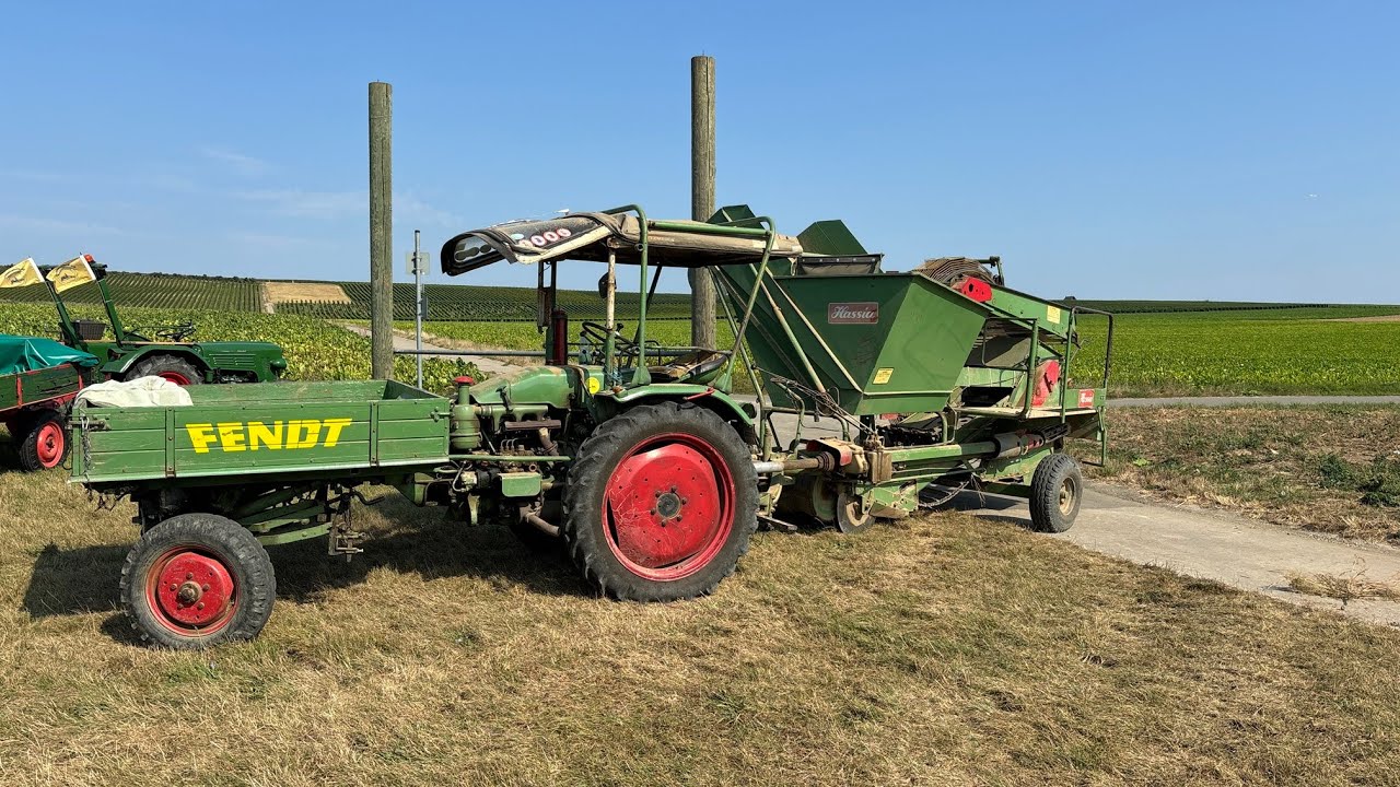 Kartoffelernte mit Fendt und Hassia Vollernter, Aufnahme mit Potensic Atom und Iphone 15