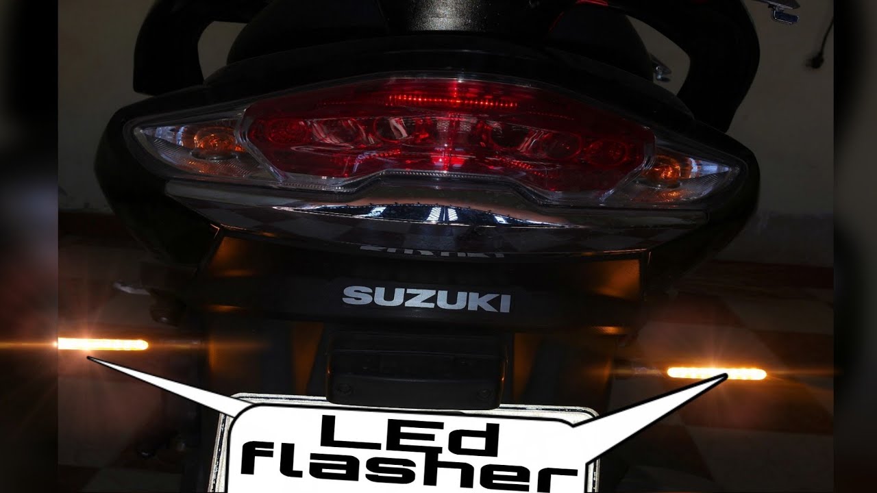 How to install LED indicator light in Burgman Street /Burgman modification/ #KSNation