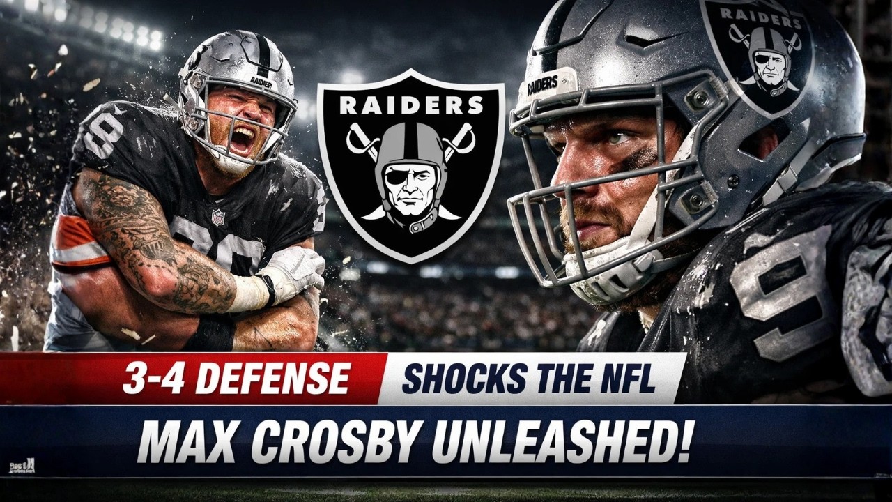 Raiders SHOCK the NFL: 3-4 Defense UNLEASHES Maxx Crosby!