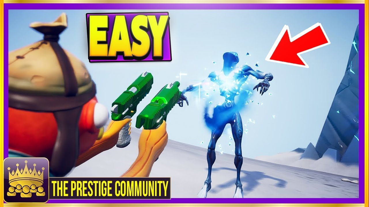 Fortnite *BRAND NEW* ICE STORM CHALLENGE *EASY* TUTORIAL! ''Destroy Ice Fiends'' (Jan 19th 2019)