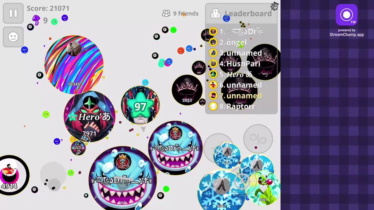 Aimjod agario live #agario #Miniclips