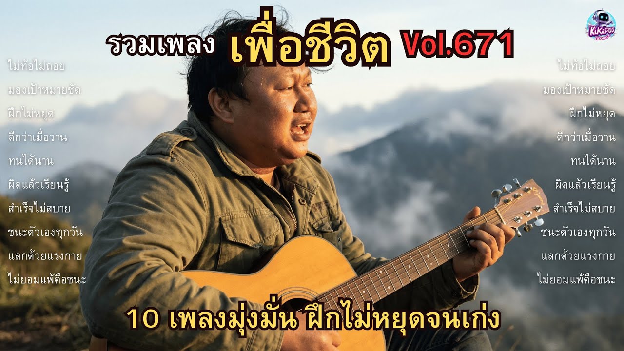 รวมเพลงเพื่อชีวิต Vol.671 🎯 ไม่ท้อไม่ถอย | 10 เพลงมุ่งมั่น ฝึกไม่หยุดจนเก่ง (2026)