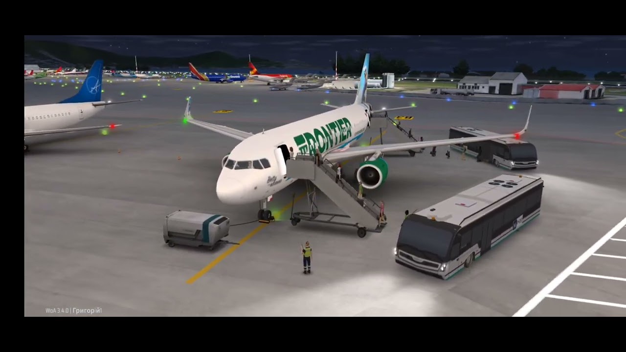 AIRBUS ✈️ A320 🛫 FRONTIER 🛩 World of Airports🌎 Sint Maarten Airport 🛬 #travel #trending #tickets  