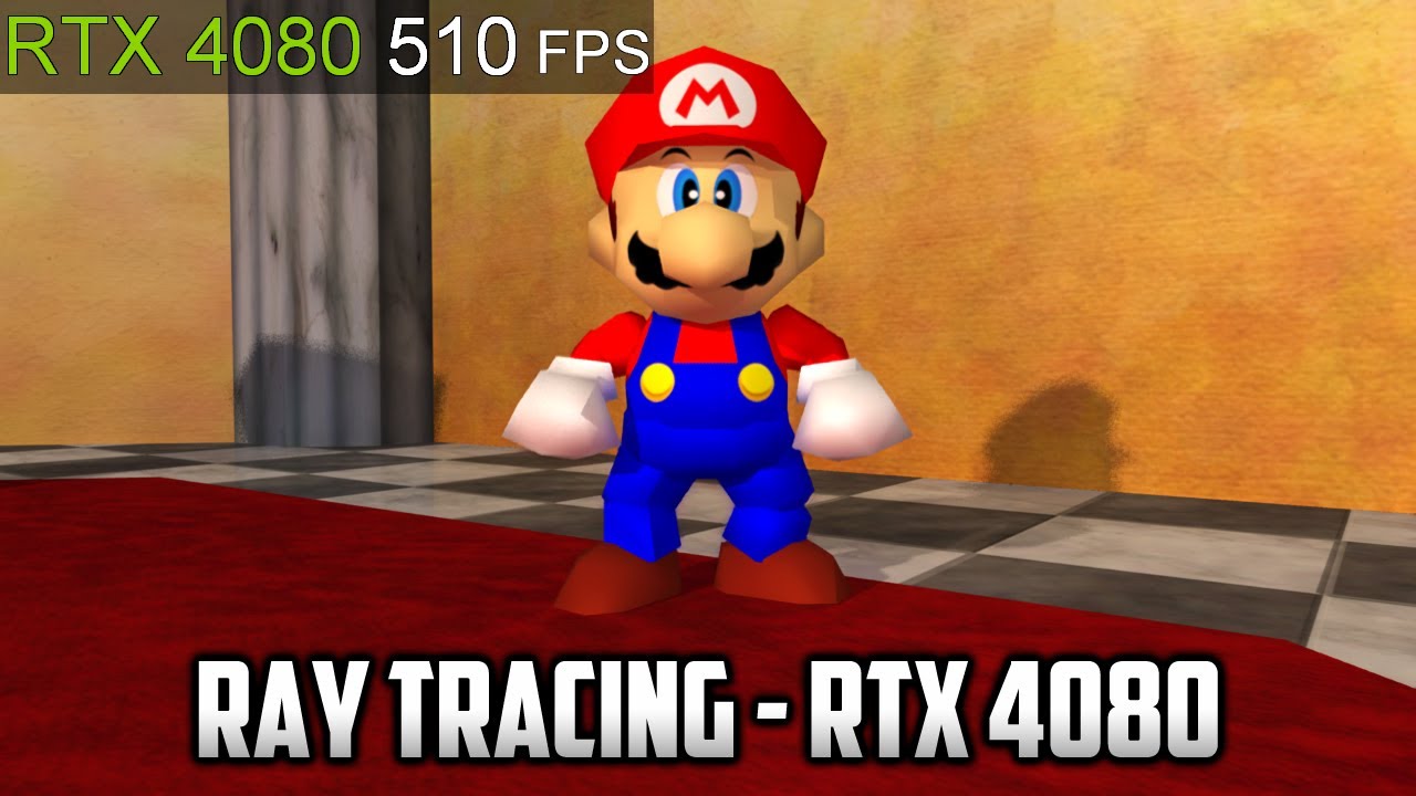 ⭐ Super Mario 64 PC Port - RTX 4080 Ray Tracing performance