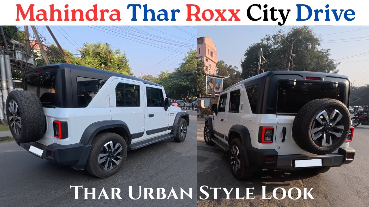Thar Roxx का City Drive Look || Urban Road Experience || THAR ROXX 2026 #thar #tharlover