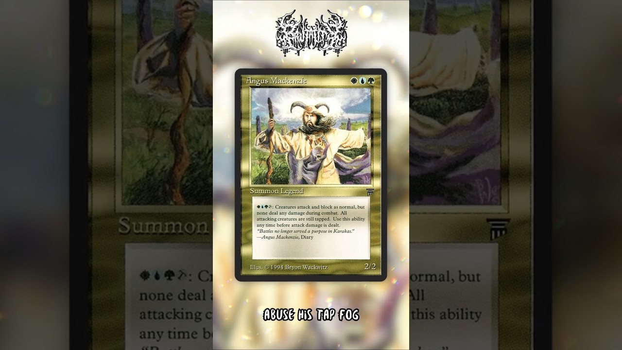 Angus Mackenzie Quick Tech | Magic: The Gathering #EDH