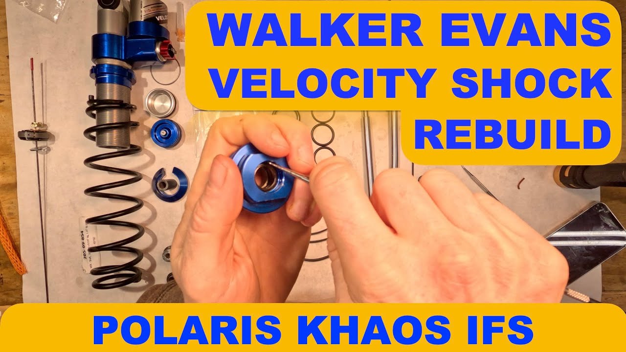 Walker Evans Velocity Snow Shock Rebuild. Polaris Khaos IFS Models