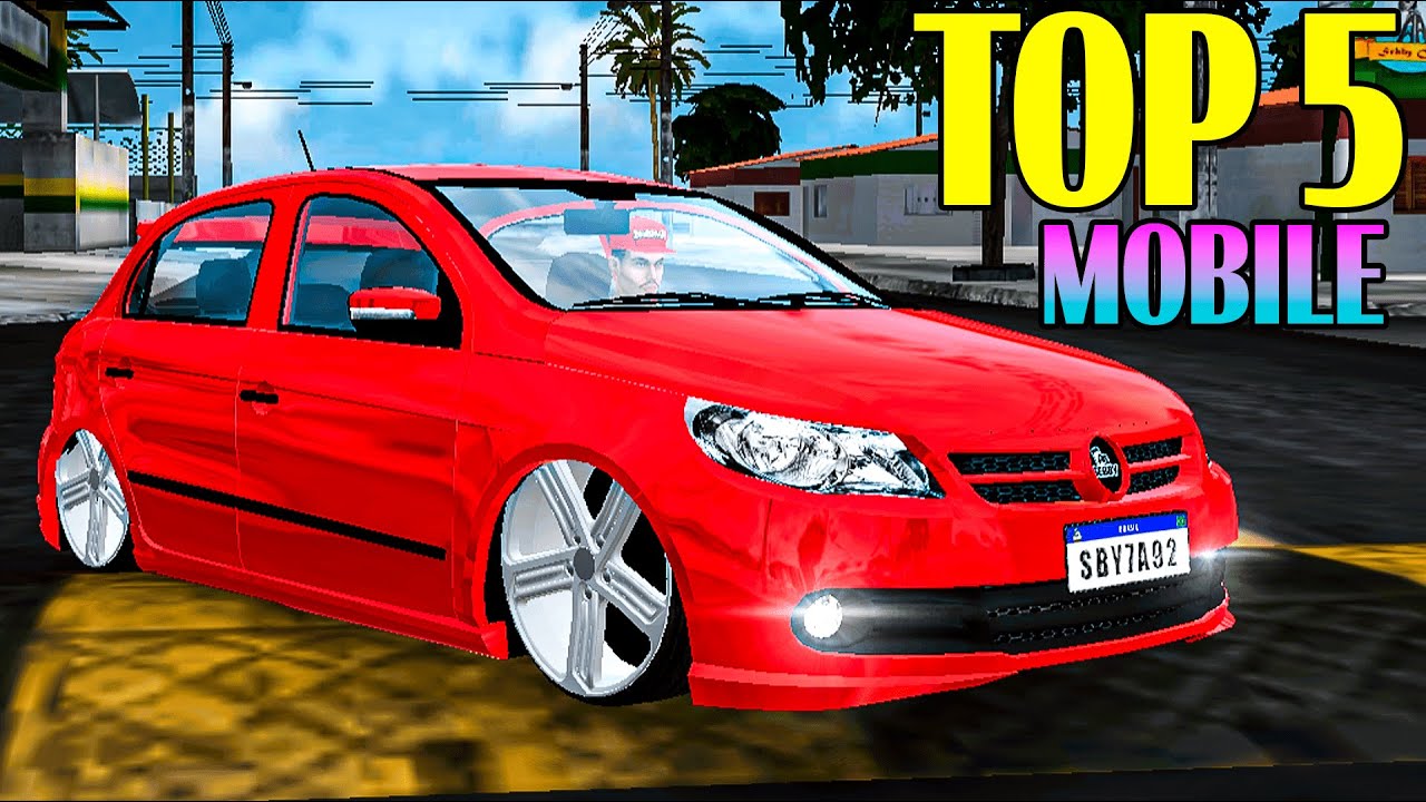 TOP 5 MELHORES JOGOS de CARROS REBAIXADOS para CELULAR!