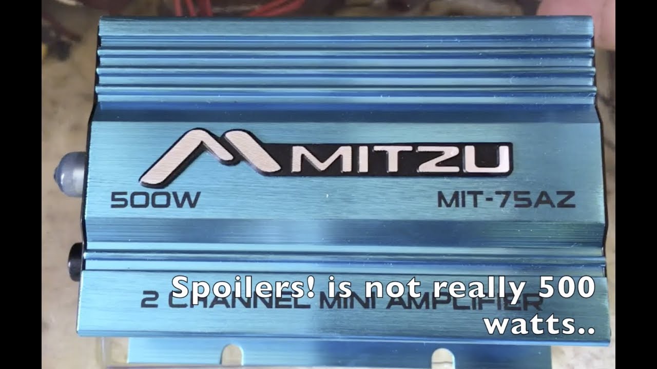 Mitzu MIT-75AZ Mini Amplifier 500w review y desarmado