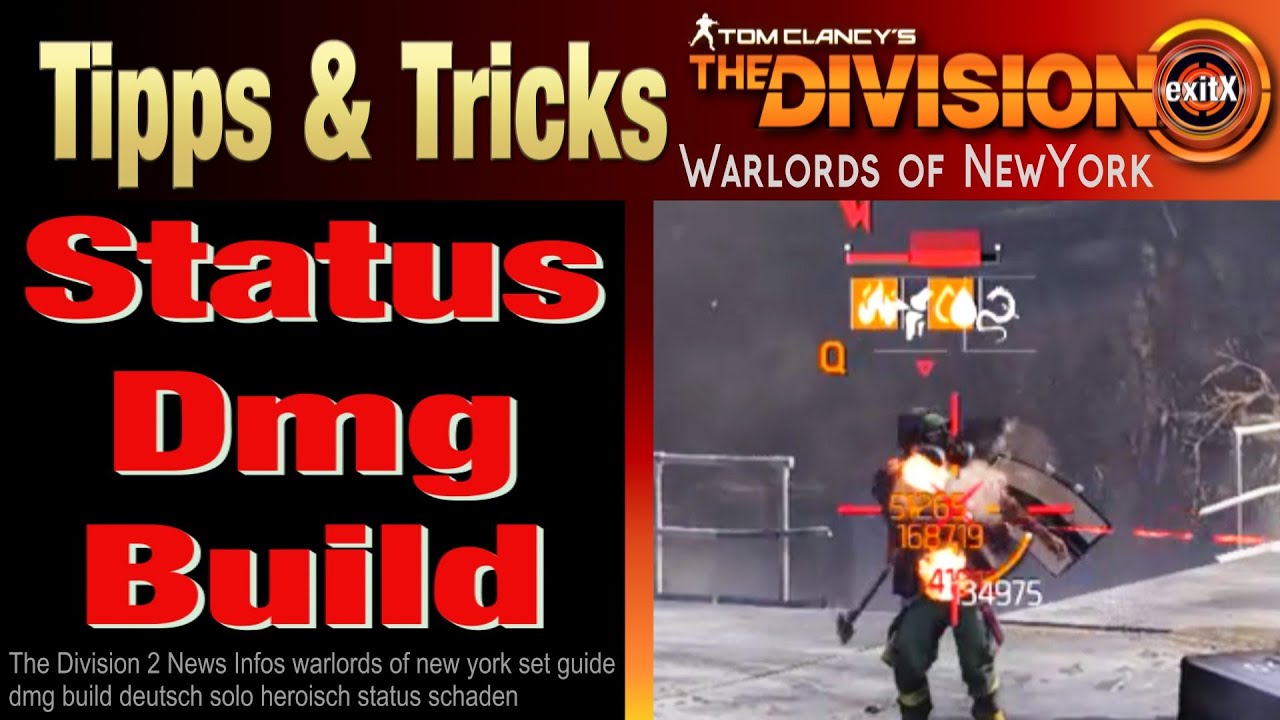 The Division 2 | Status Dmg Fun Set - Für Gruppe und Solo - Heroisch geeignet- Deutsch - Warlords