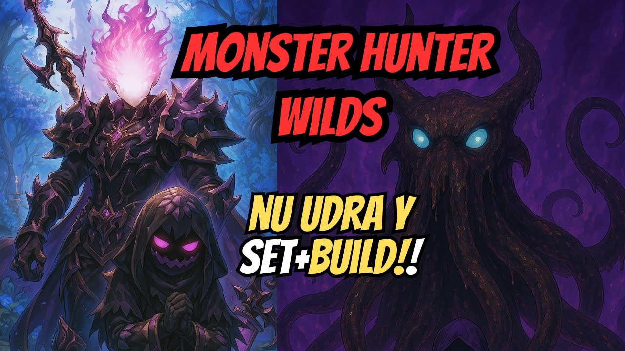 MONSTER HUNTER WILDS - NU UDRA Y SET | NOVO SET DO NU UDRA + BUILD