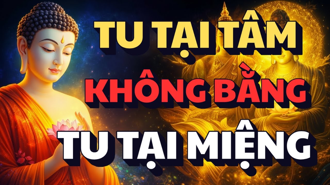 TU TẠI TÂM - KHÔNG BẰNG TU TẠI MIỆNG | NGHE LỜI PHẬT DẠY TÂM AN VUI MỖI NGÀY