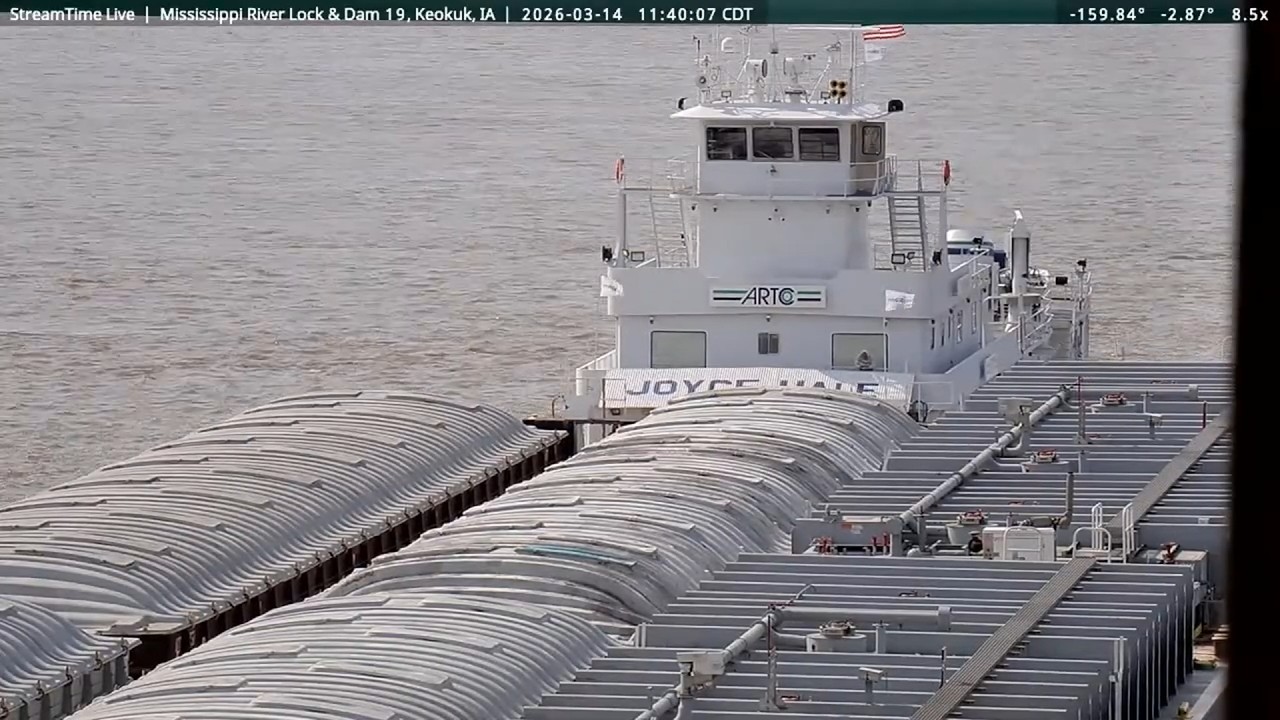 First tow of the season at Lock 19! 3-14-26