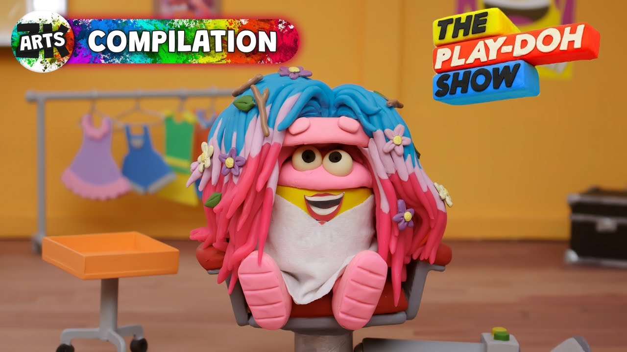Катастрофа с причёской! ✂️ Шоу Play Doh | Подборка эпизодов | ZeeKay Arts