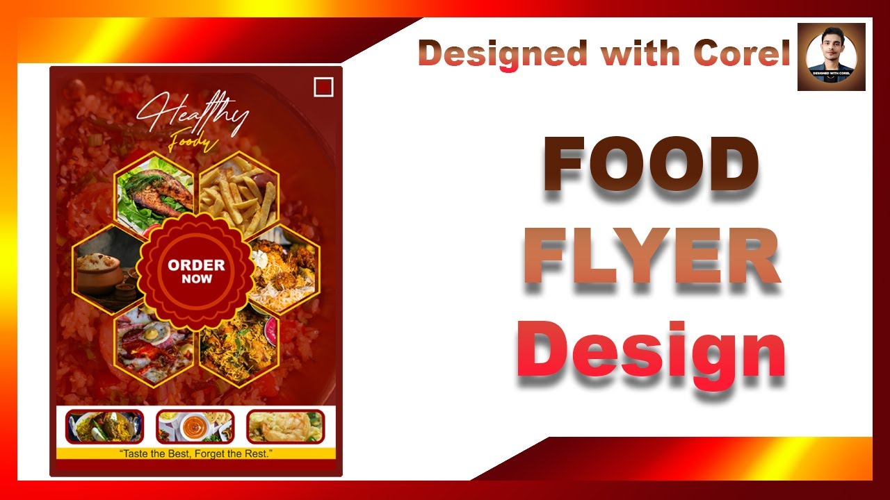 Design Stunning Food Flyers in CorelDraw - Complete Guide