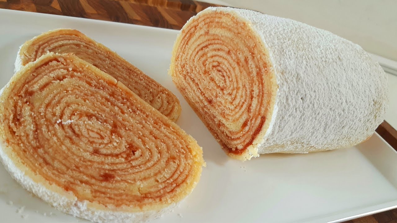 BOLO DE ROLO COM GOIABADA | RECEITA PERNAMBUCANA