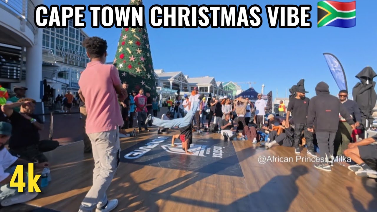 CHRISTMAS 🎄✨VIBE AT V&A WATERFRONT CAPE TOWN SOUTH AFRICA 🇿🇦
