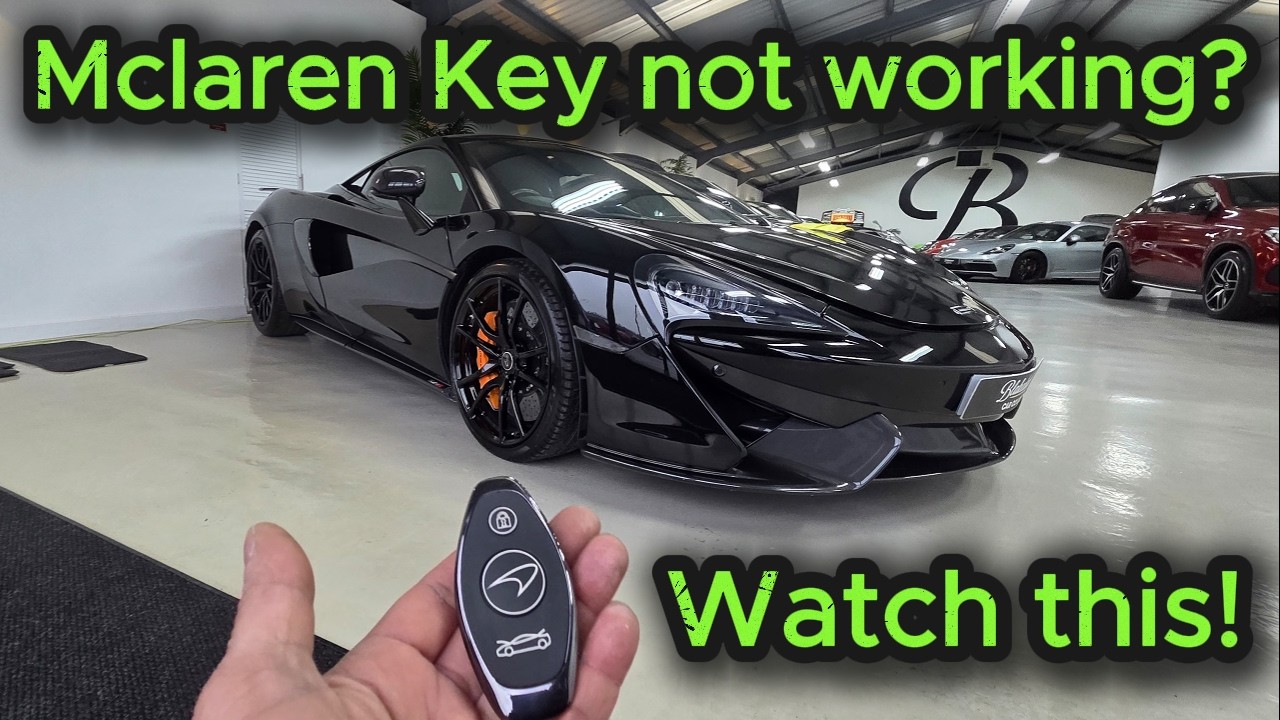 Mclaren key not working? WATCH THIS!
