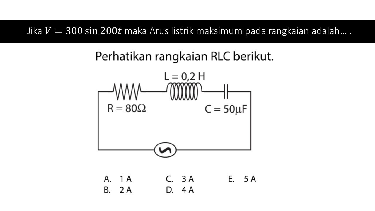 Impedansi (Latihan Soal)