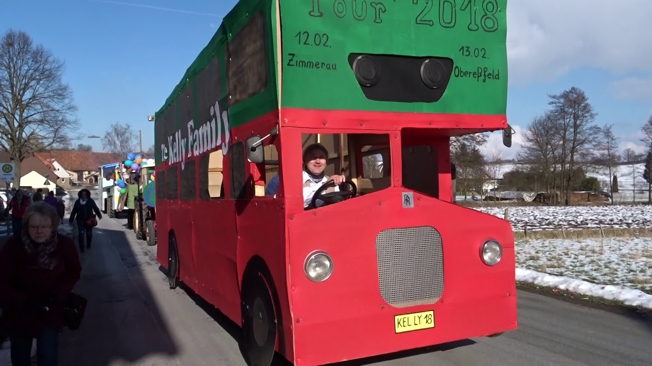 fasching 2018 in zimmerau und oberessfeld, kindergarten sulzdorf