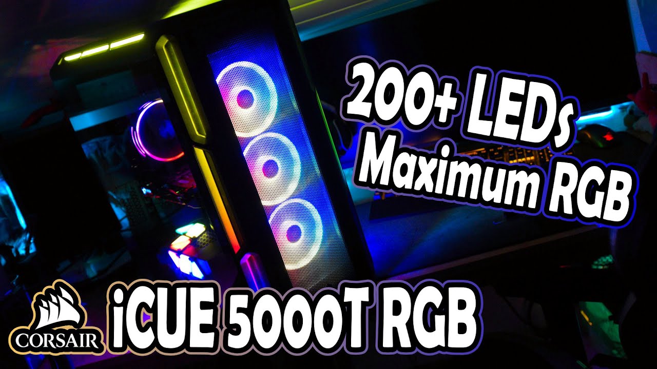 Corsair iCUE 5000T RGB Test - ÜBER 200 RGB LEDs im Gehäuse