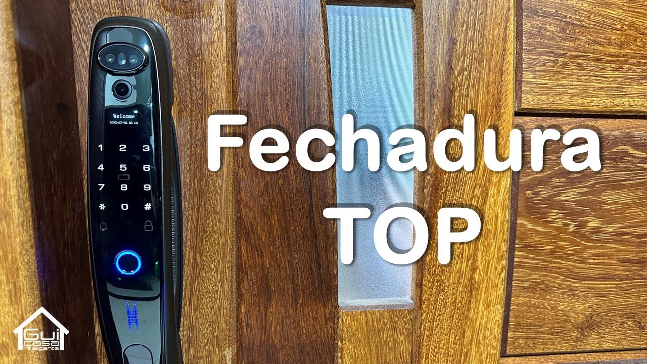 MELHOR FECHADURA! | Reconhece seu Rosto, Abre por Biometria, Senha e muito mais!