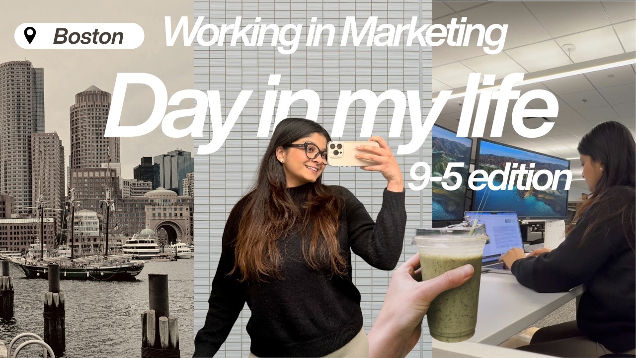 Day in the Life - Working in Marketing | What I actually do | 9-5 Workday in Boston