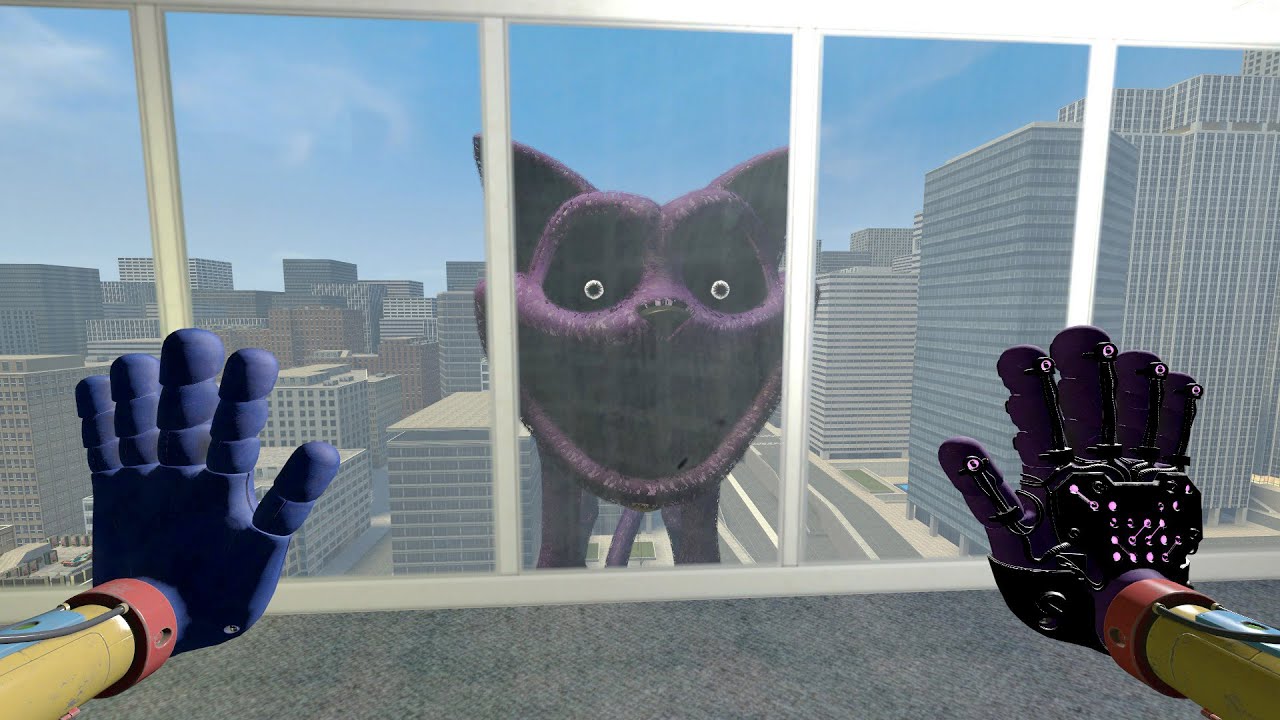 SCARY CATNAP From Poppy PlayTime UNDER ATTACK ME in Garry's Mod GMod Part 3