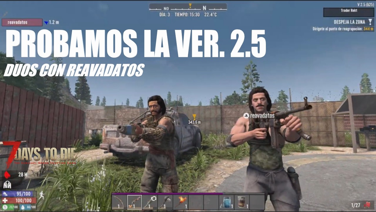 7 DAYS TO DIE PS5 EN 2026 - Duos probamos el juego en la version 2.5