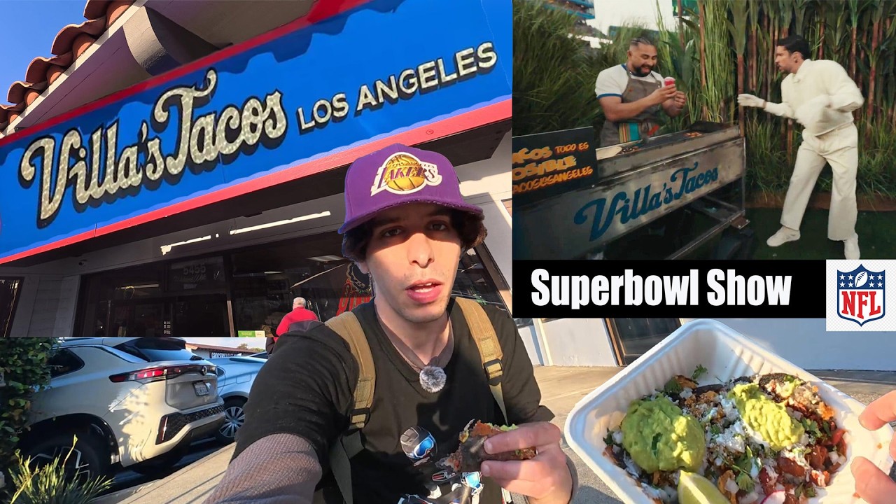 Trying Villa's Tacos LA : Featured on the Super Bowl Halftime Show 