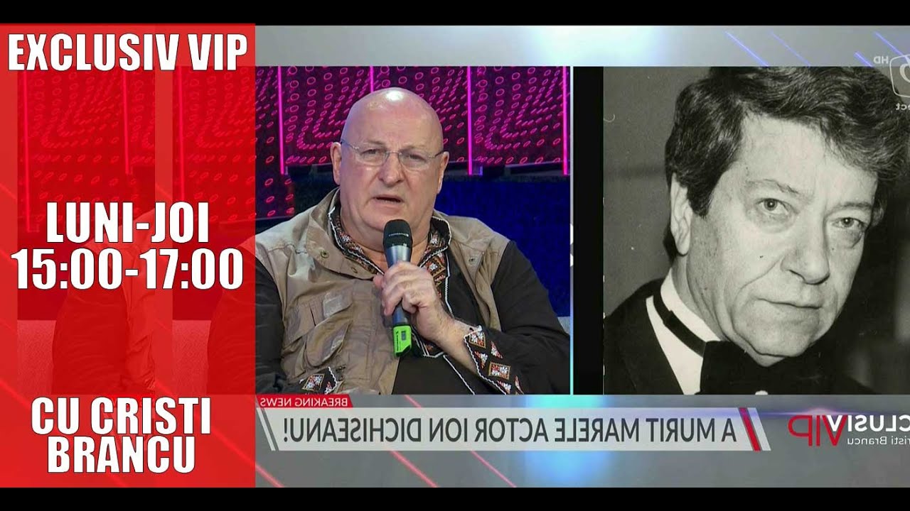 A MURIT ION DICHISEANU. MESAJUL PLIN DE TRISTEȚE AL LUI BEBE COTIMANIS: 