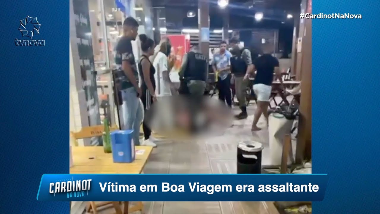Tiroteio em Boa Viagem: vítima era assaltante