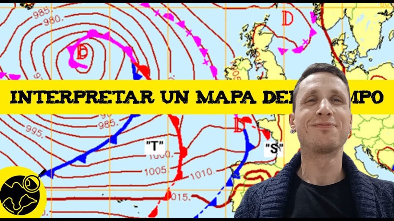 Interpretar un mapa del tiempo 🌞💧🌬️