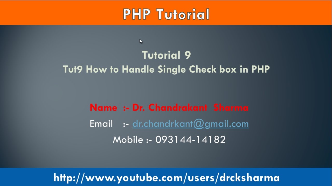 Checkbox in PHP