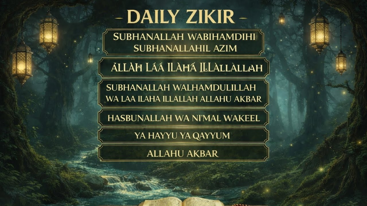 DON&rsquo;T SKIP THIS! Powerful Daily Dzikir That Opens Rizq & Brings Peace
