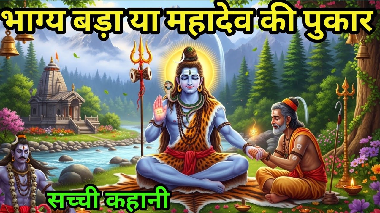 ज्यादा चिंता करने वाले महादेव की कहानी सुने | Shiv ki  kahani | Mahadev motivation story | #mahadev 