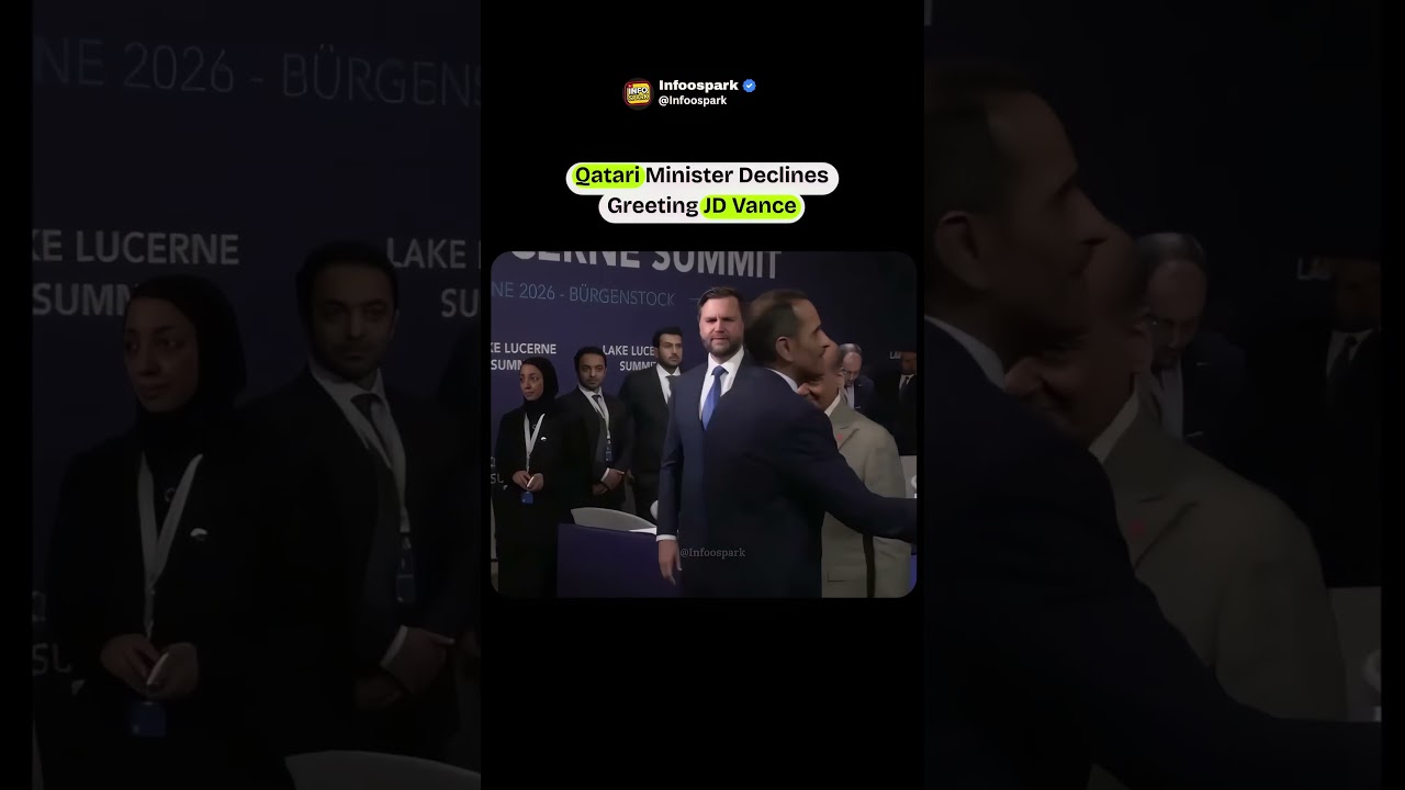 JD Vance's Handshake Snub? Tense Moment at Iran Peace Talks 🇺🇸🌍 #shorts  #viral #history #trending