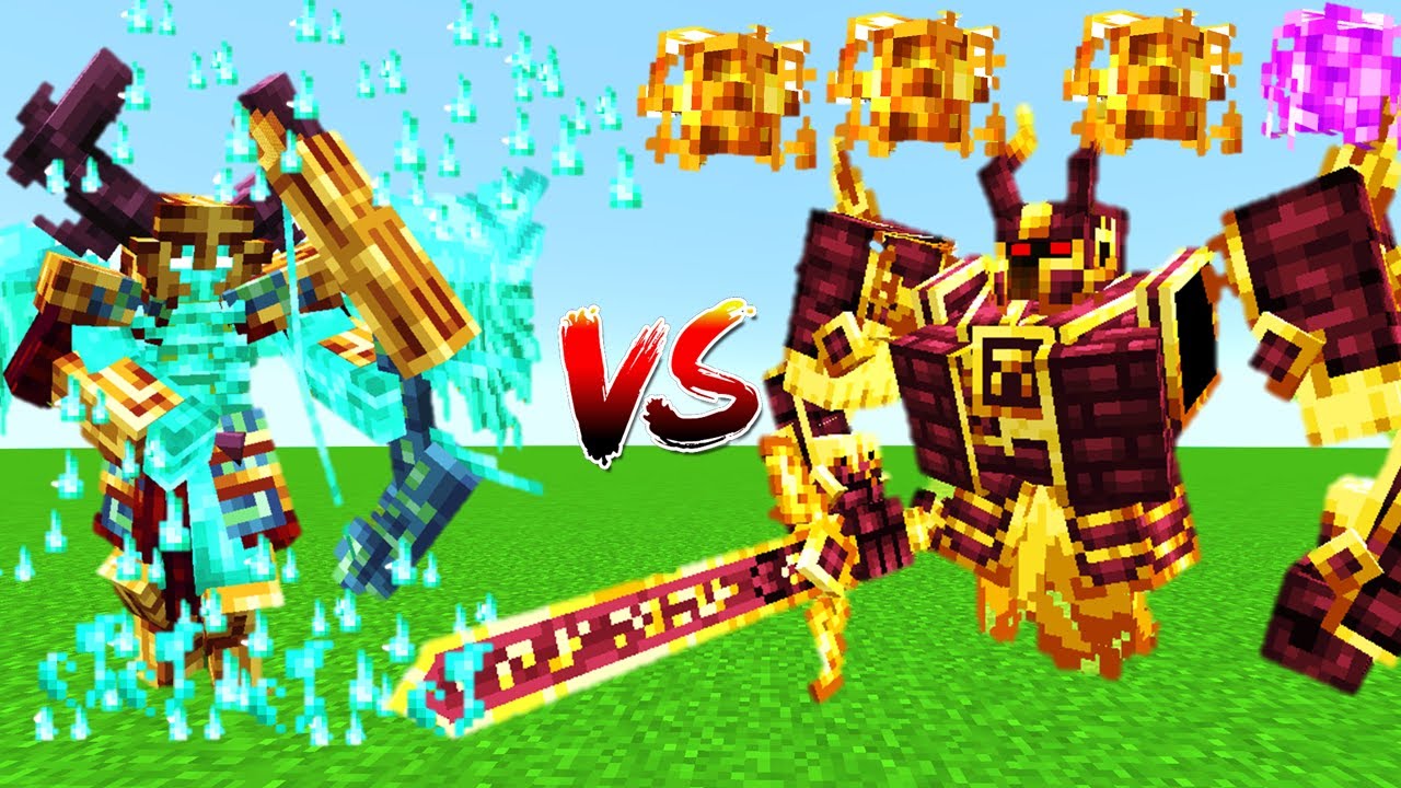 IGNIS WITH NO SHIELD VS MALEDICTUS - MINECRAFT