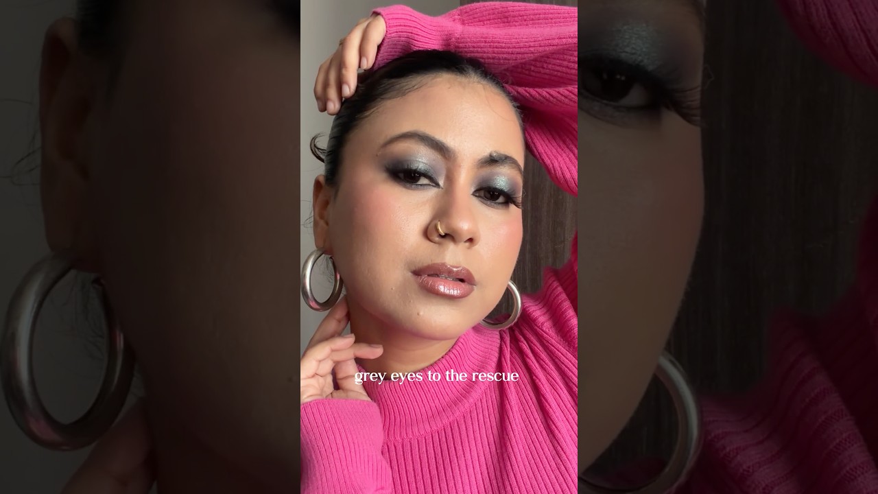 Grey eyeshadow eye look tutorial ✨ 