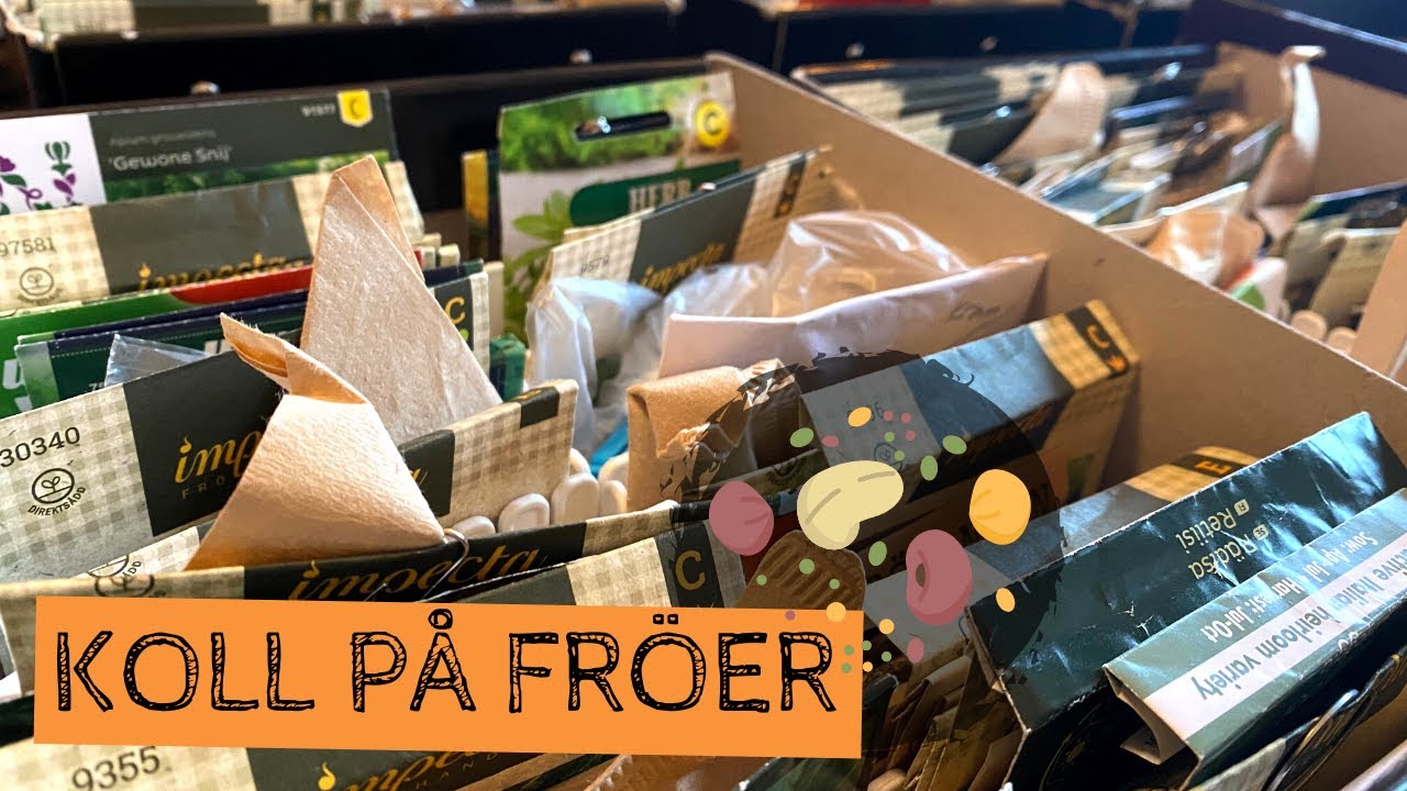 Koll p&aring; FR&Ouml;ER - Jag g&aring;r igenom fr&ouml;p&aring;sar och listor f&ouml;r att ha koll p&aring; &aring;rets ink&ouml;p